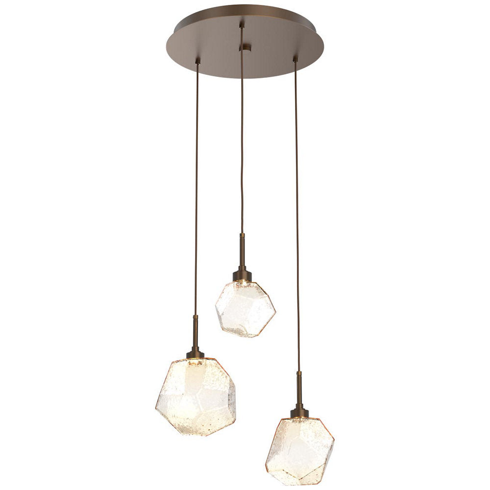 Gem Round LED Multi-Light Pendant