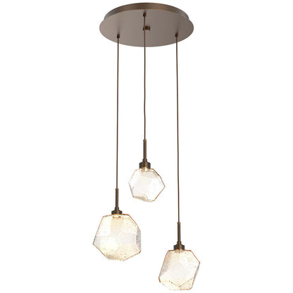Gem Round LED Multi-Light Pendant