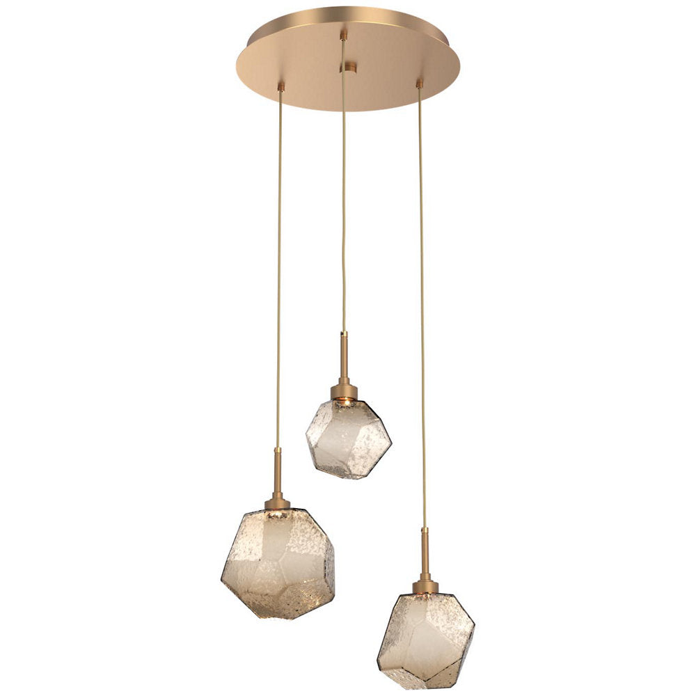 Gem Round LED Multi-Light Pendant
