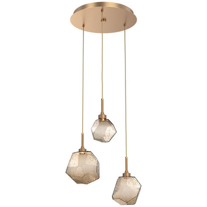 Gem Round LED Multi-Light Pendant