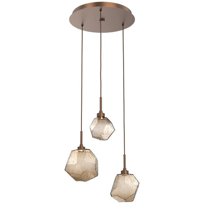 Gem Round LED Multi-Light Pendant