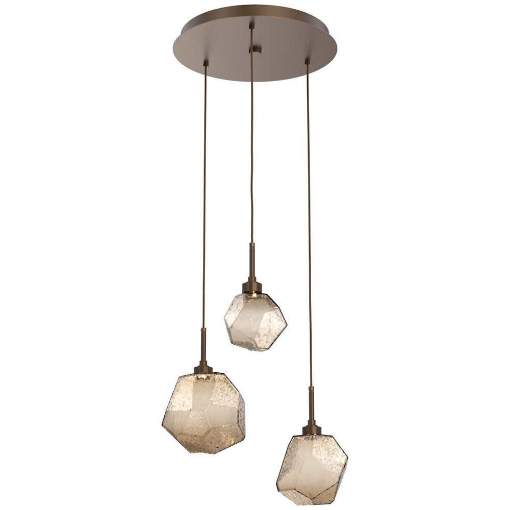 Gem Round LED Multi-Light Pendant