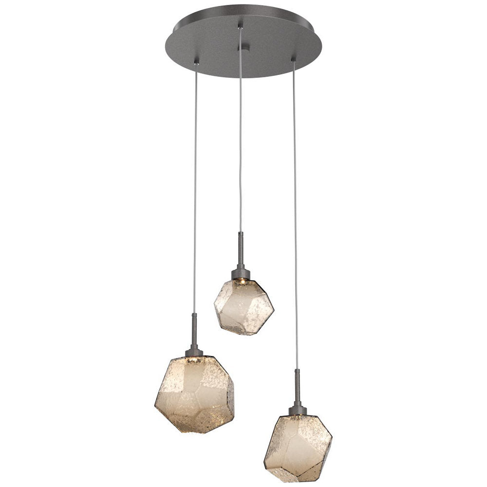 Gem Round LED Multi-Light Pendant