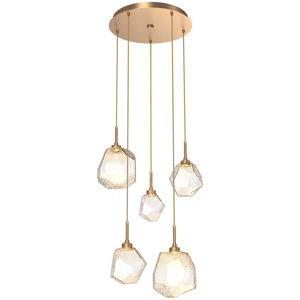 Gem Round LED Multi-Light Pendant
