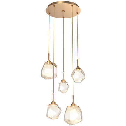 Gem Round LED Multi-Light Pendant