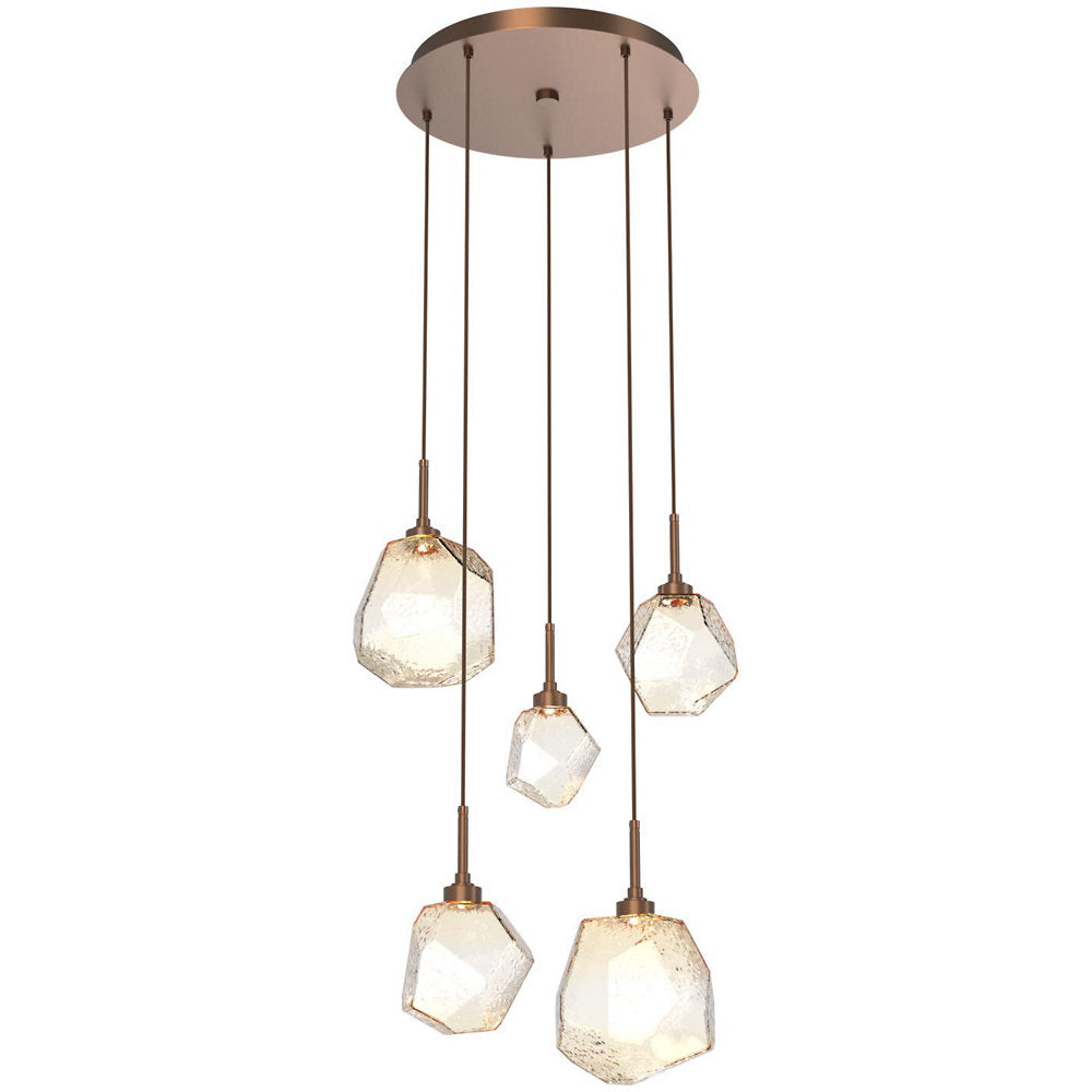 Gem Round LED Multi-Light Pendant