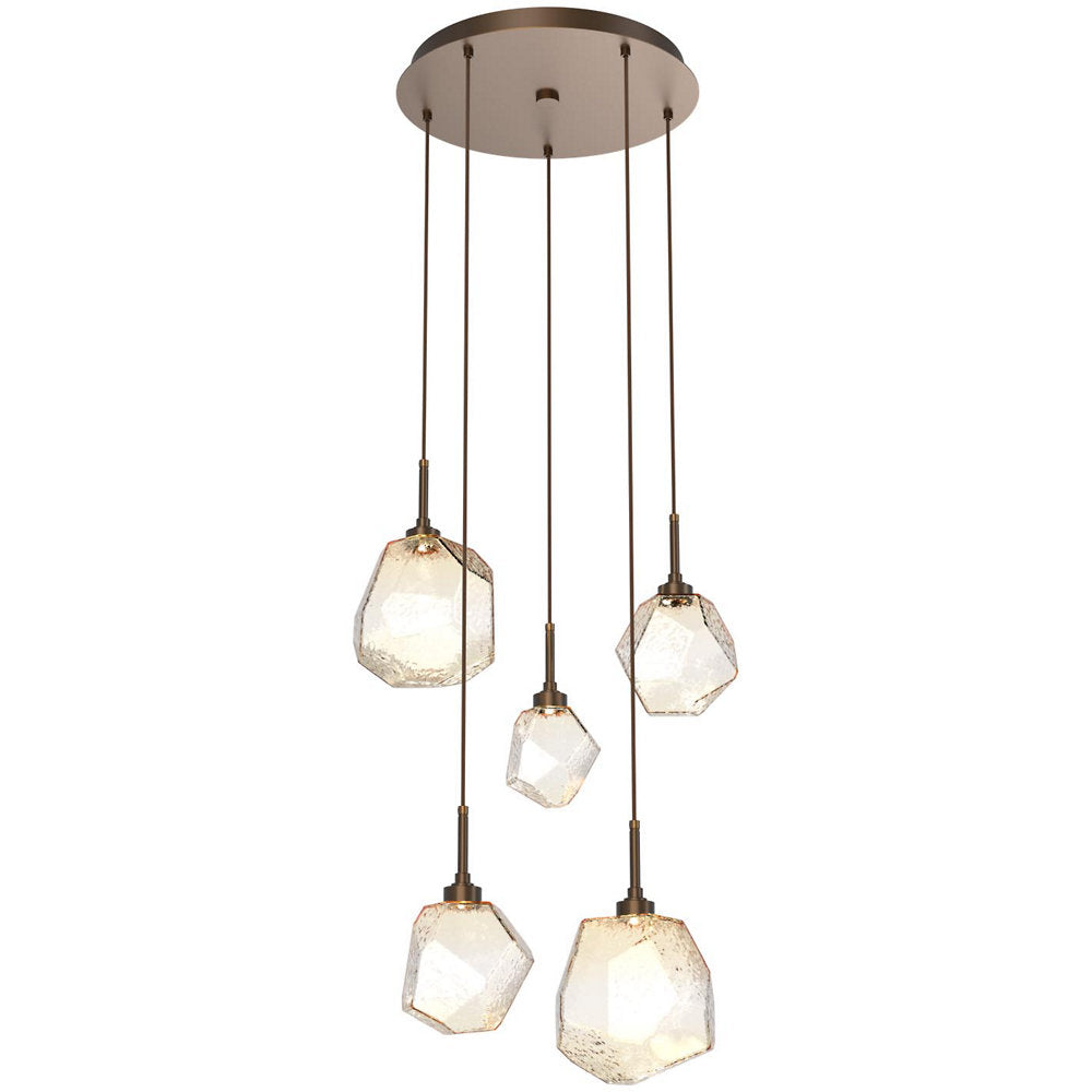 Gem Round LED Multi-Light Pendant