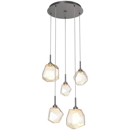Gem Round LED Multi-Light Pendant