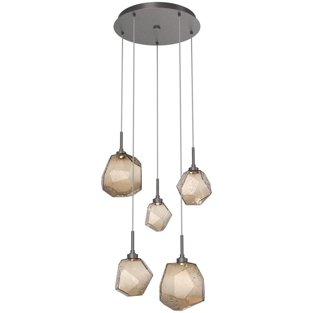 Gem Round LED Multi-Light Pendant