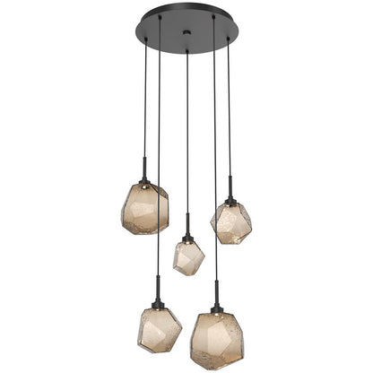 Gem Round LED Multi-Light Pendant