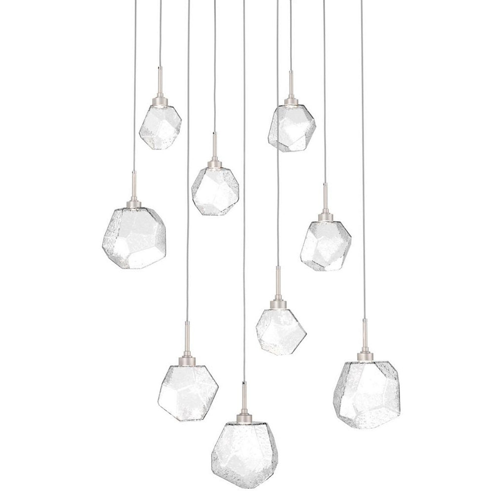 Gem Square LED Multi-Light Pendant