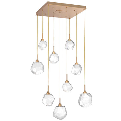 Gem Square LED Multi-Light Pendant
