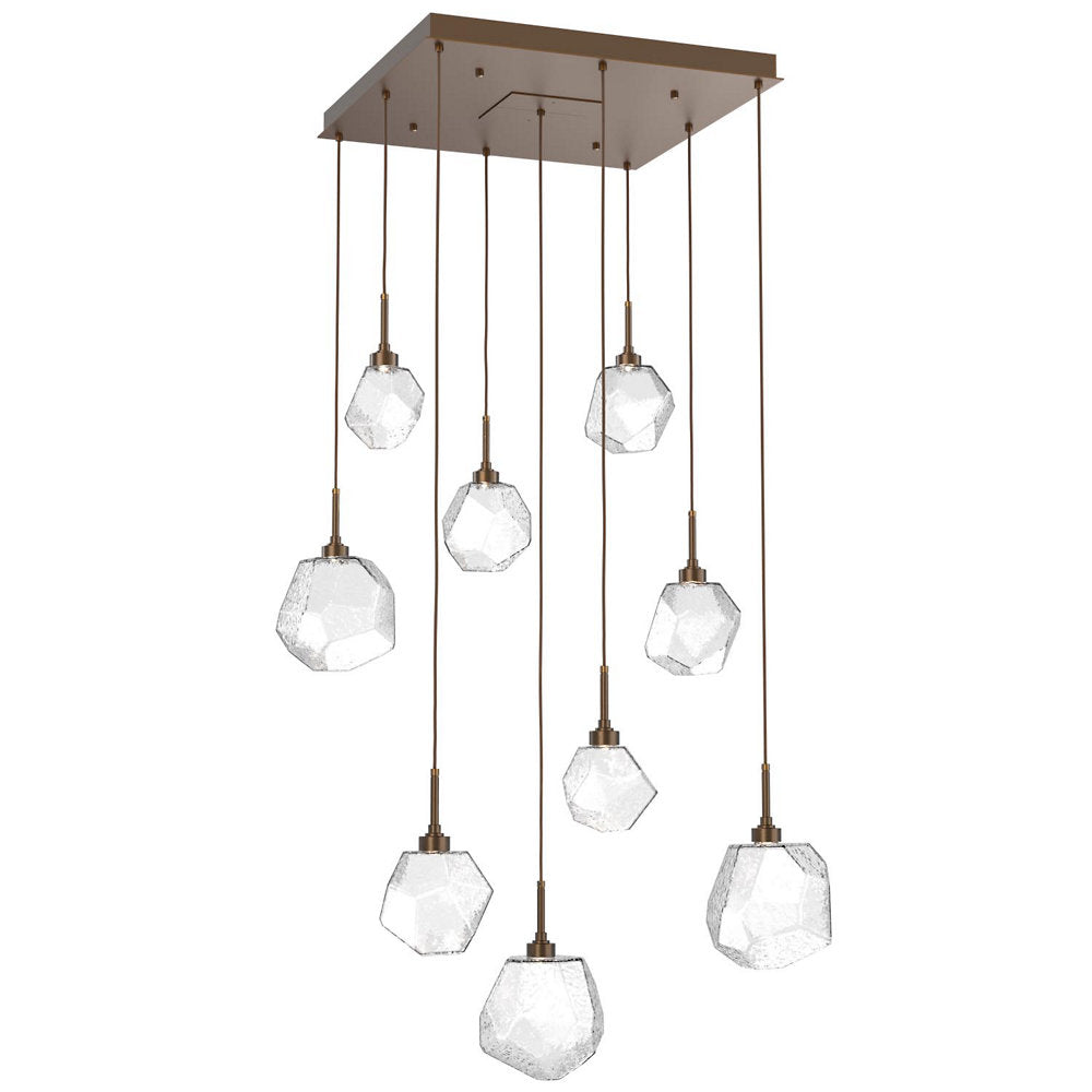 Gem Square LED Multi-Light Pendant