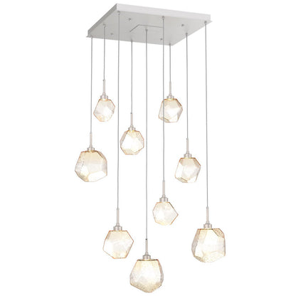 Gem Square LED Multi-Light Pendant