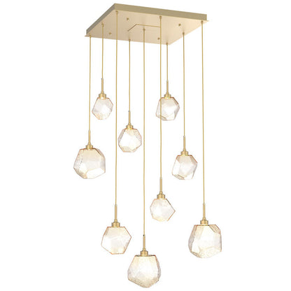 Gem Square LED Multi-Light Pendant