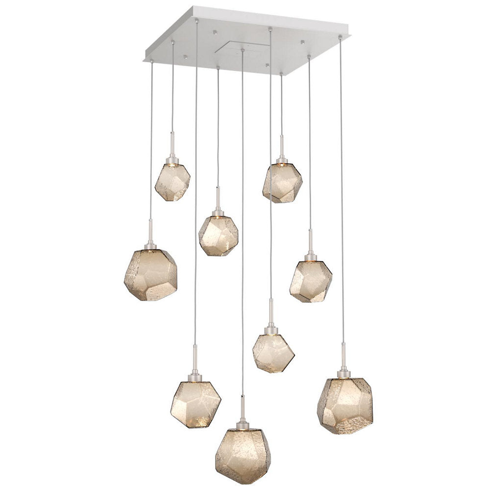Gem Square LED Multi-Light Pendant