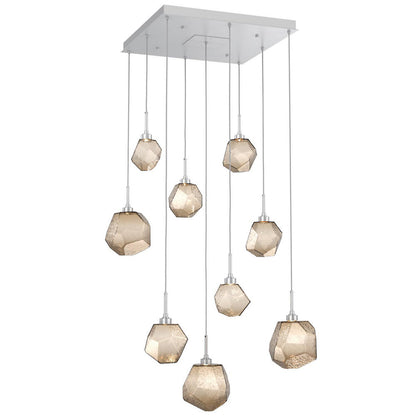 Gem Square LED Multi-Light Pendant