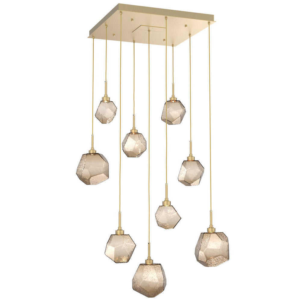 Gem Square LED Multi-Light Pendant