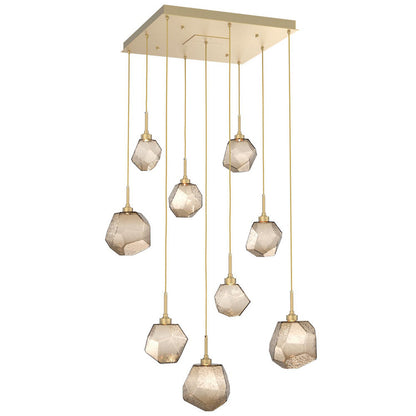 Gem Square LED Multi-Light Pendant