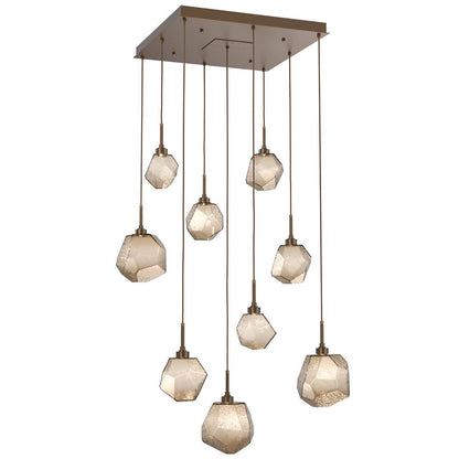 Gem Square LED Multi-Light Pendant