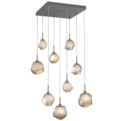 Gem Square LED Multi-Light Pendant