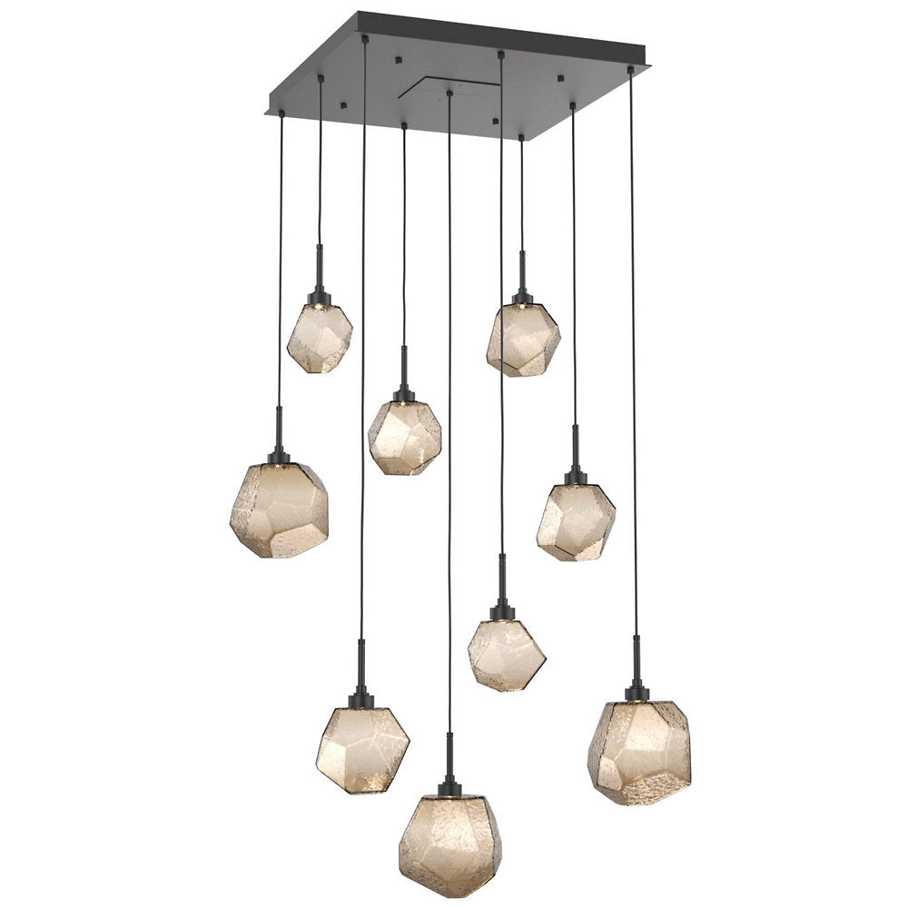 Gem Square LED Multi-Light Pendant