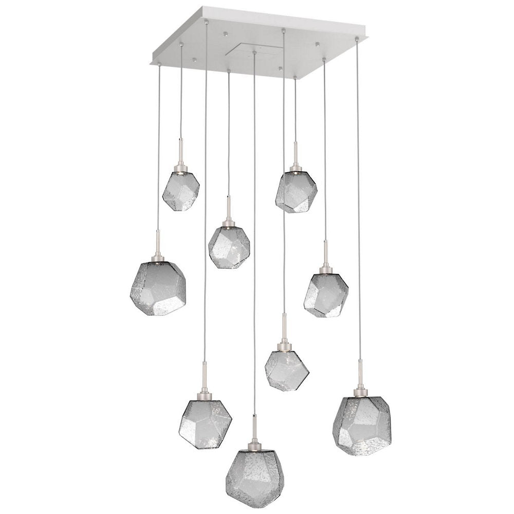 Gem Square LED Multi-Light Pendant