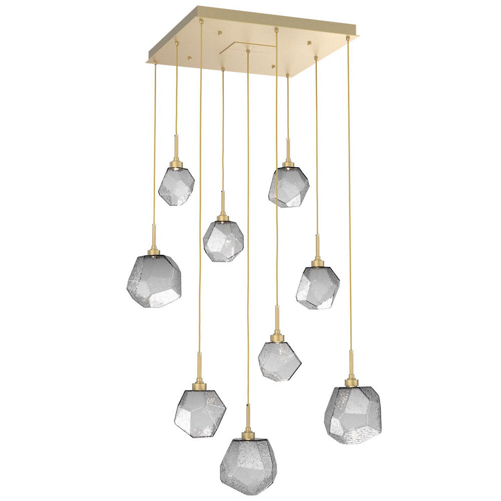 Gem Square LED Multi-Light Pendant