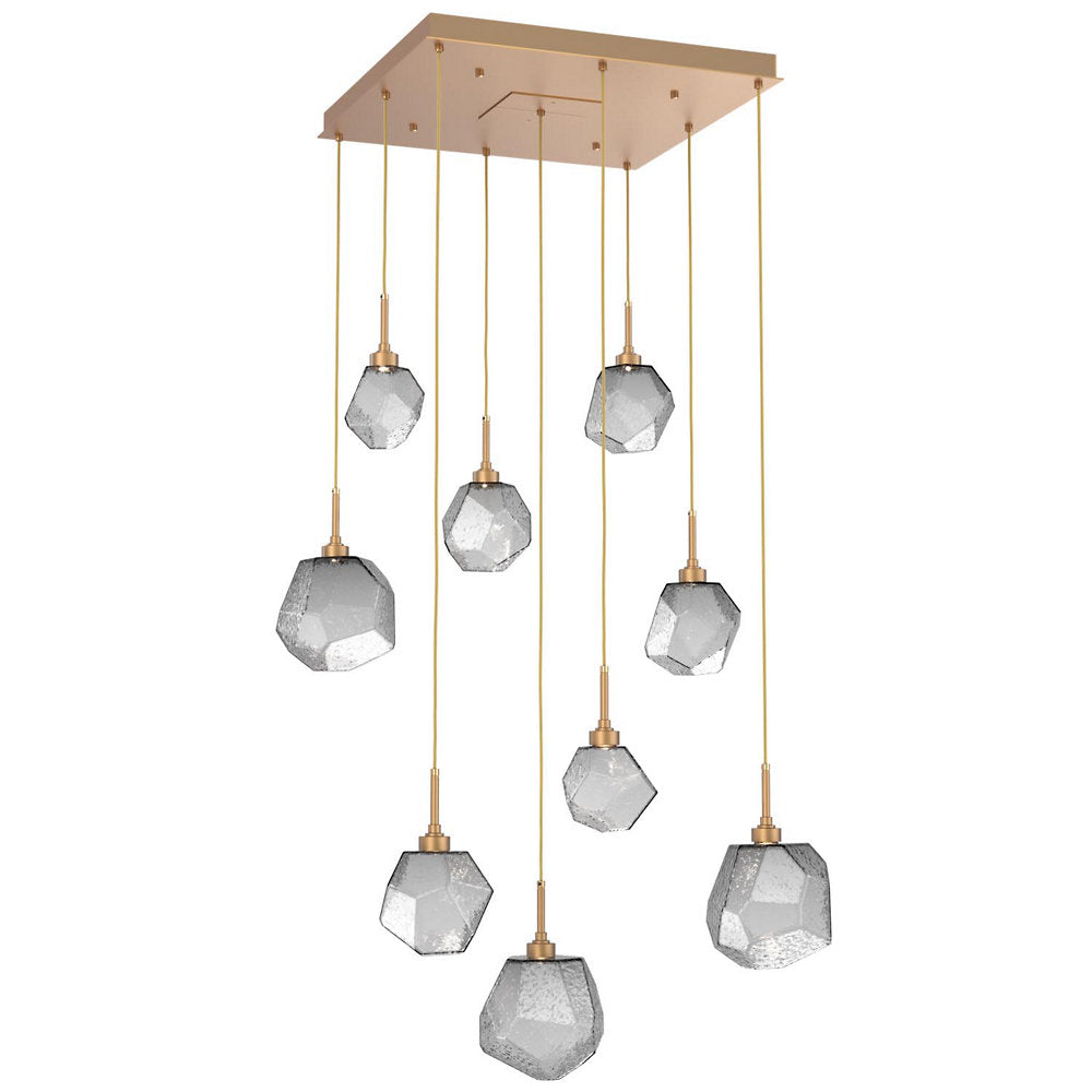 Gem Square LED Multi-Light Pendant