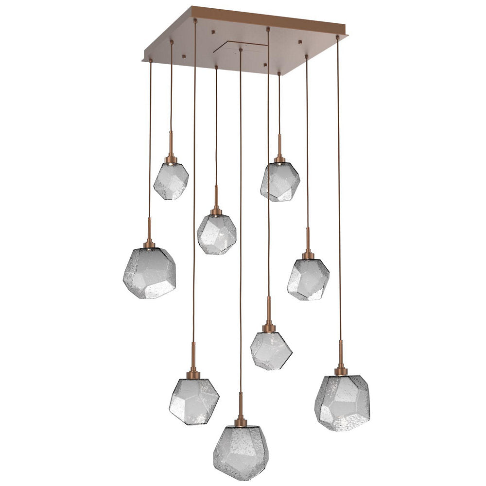 Gem Square LED Multi-Light Pendant