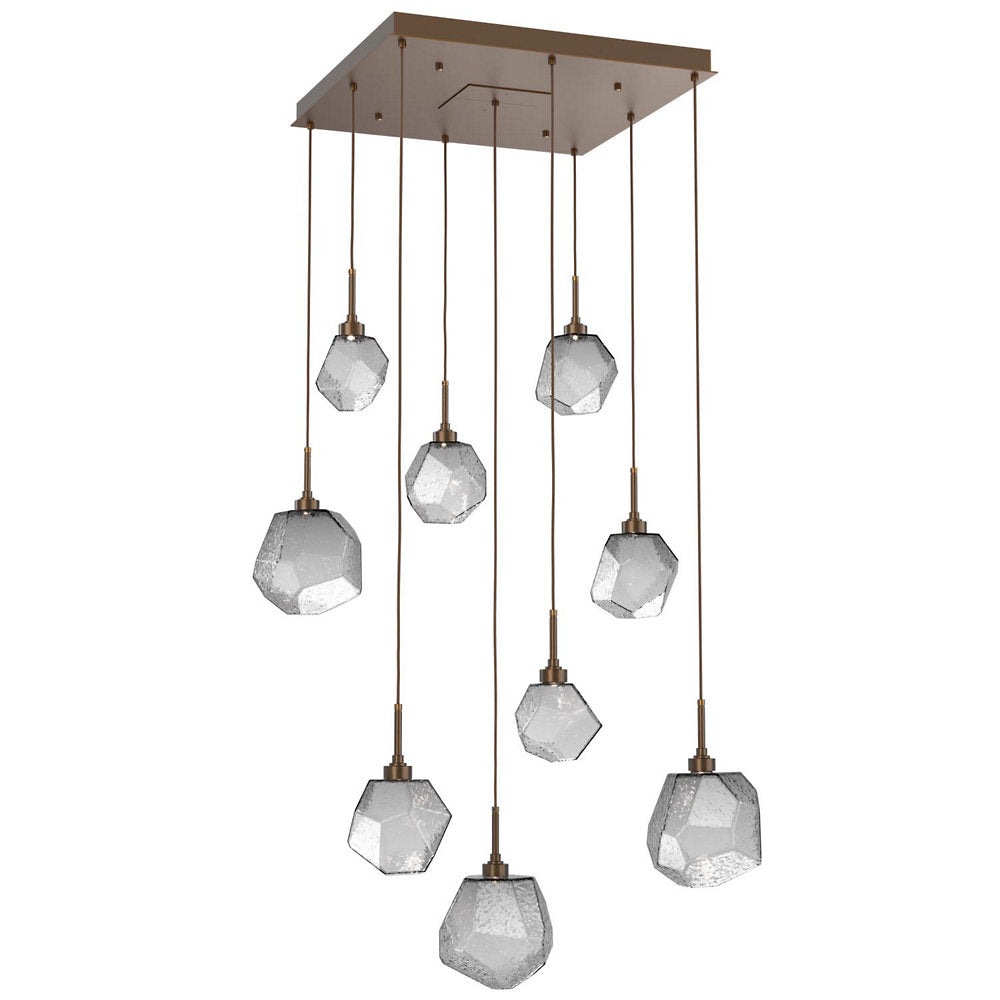 Gem Square LED Multi-Light Pendant