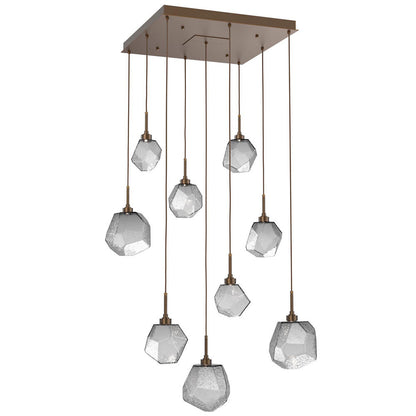Gem Square LED Multi-Light Pendant