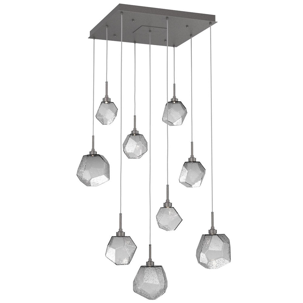 Gem Square LED Multi-Light Pendant