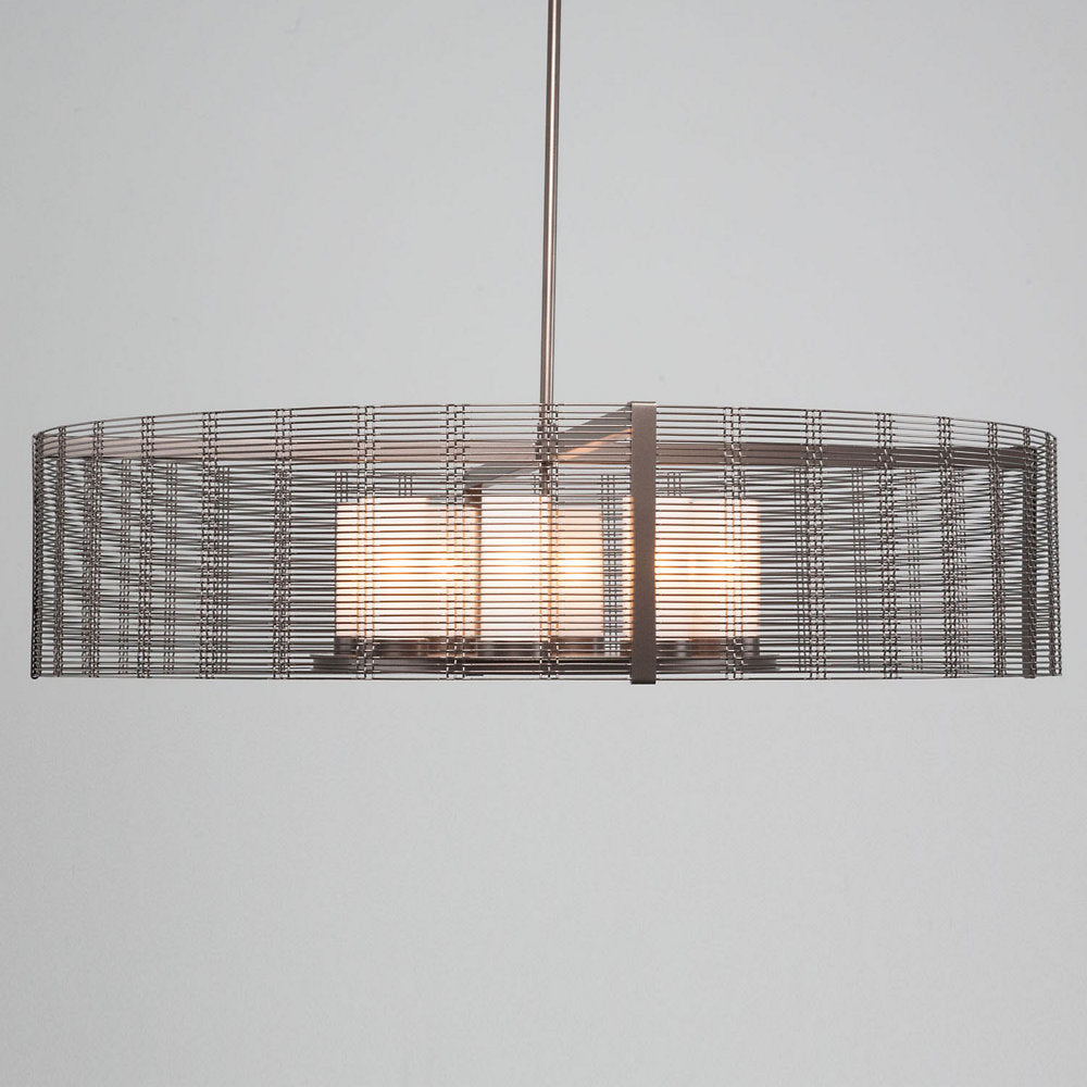 Downtown Mesh Drum Chandelier