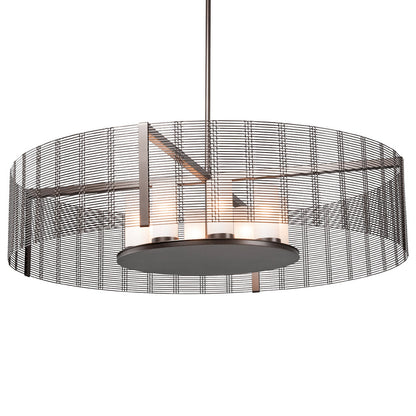 Downtown Mesh Drum Chandelier