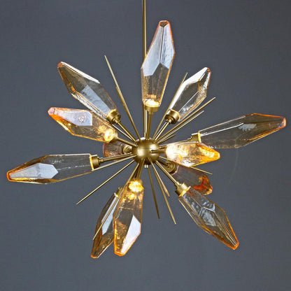 Rock Crystal LED Chandelier