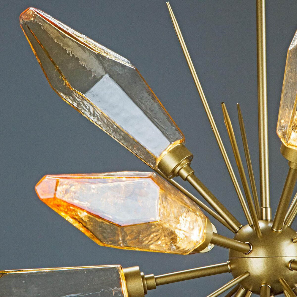 Rock Crystal LED Chandelier