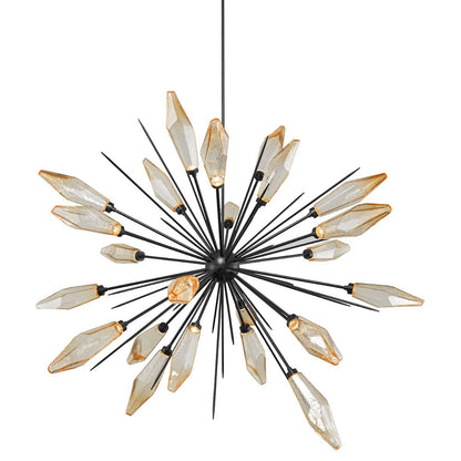 Rock Crystal LED Chandelier