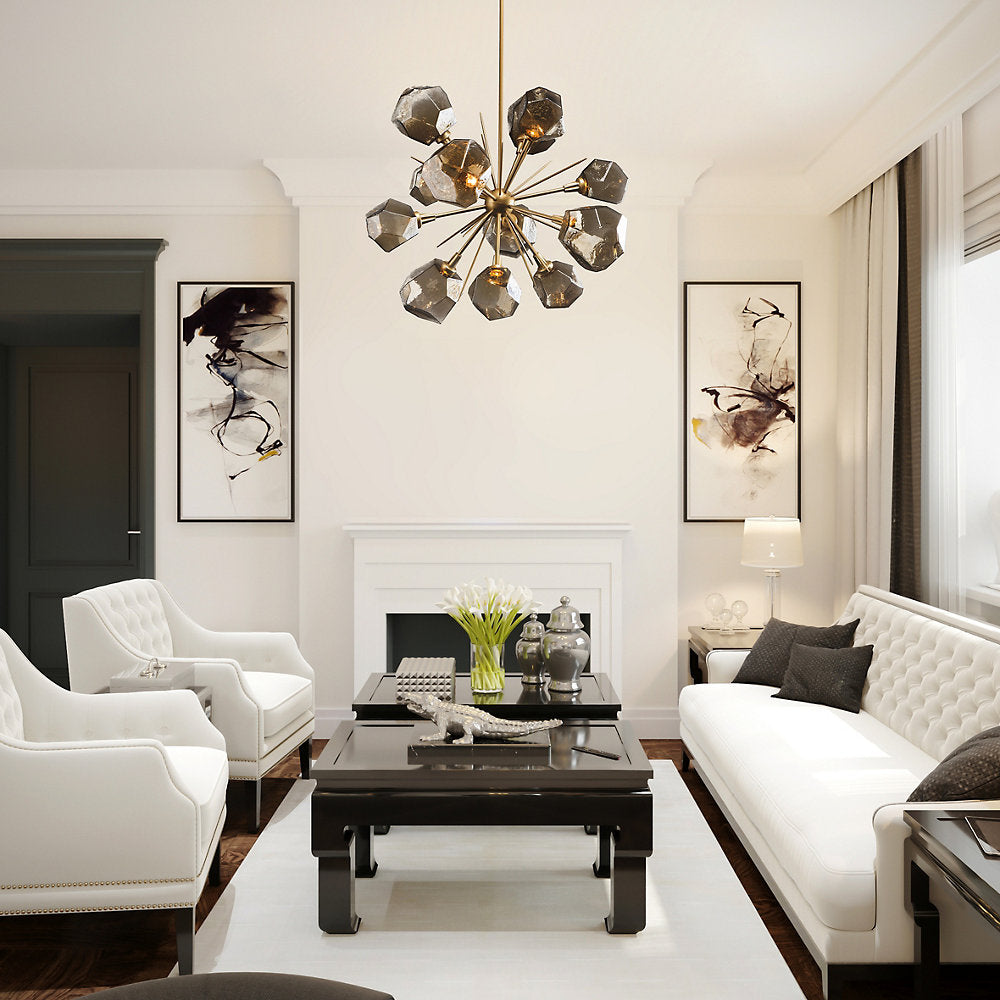 Gem Starburst LED Chandelier