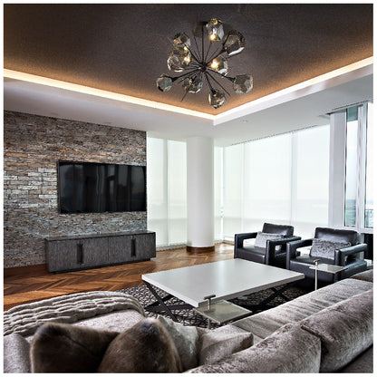 Gem Starburst LED Chandelier