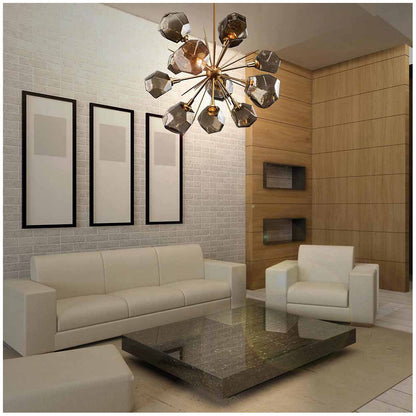 Gem Starburst LED Chandelier
