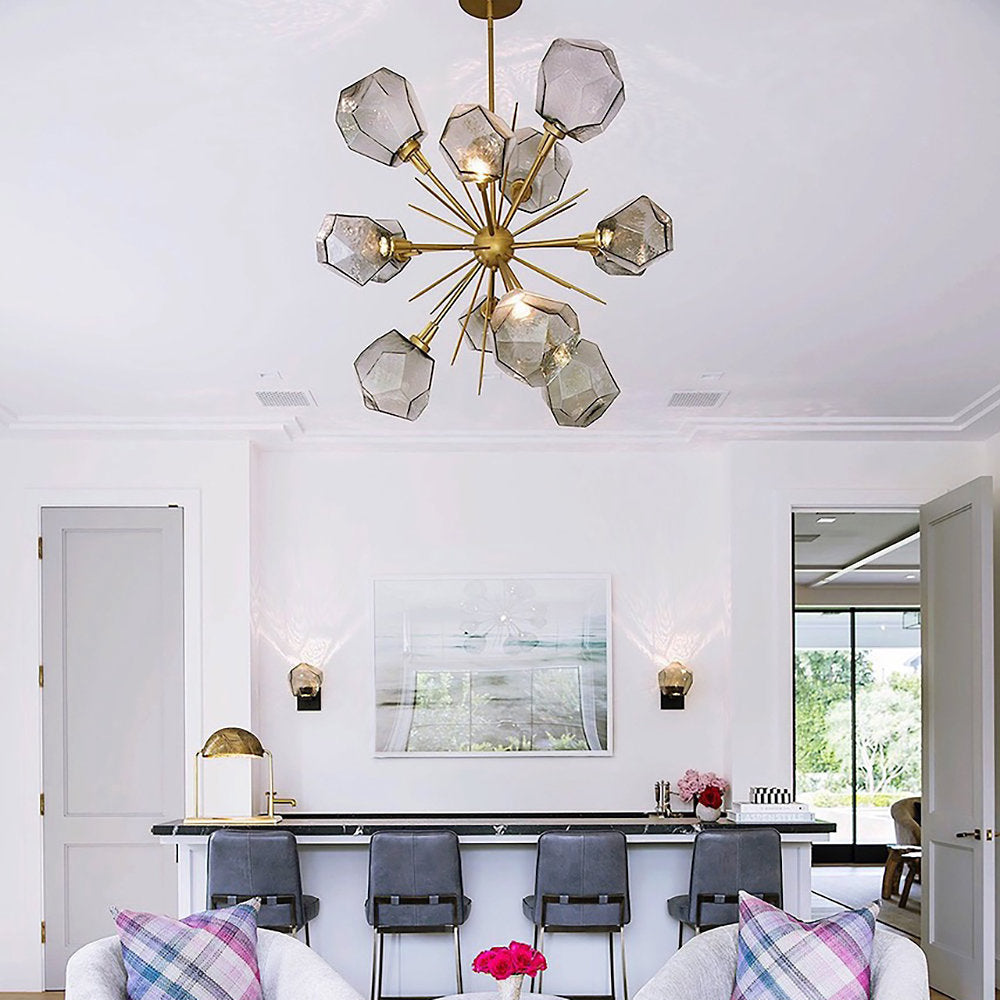 Gem Starburst LED Chandelier