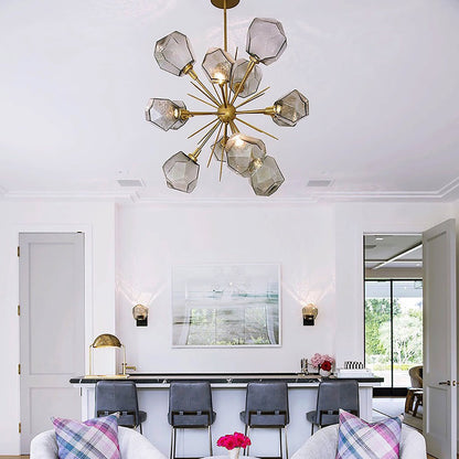 Gem Starburst LED Chandelier