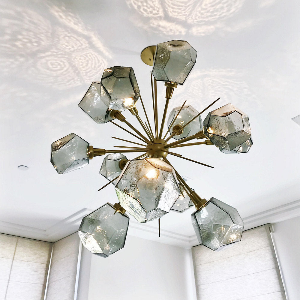 Gem Starburst LED Chandelier