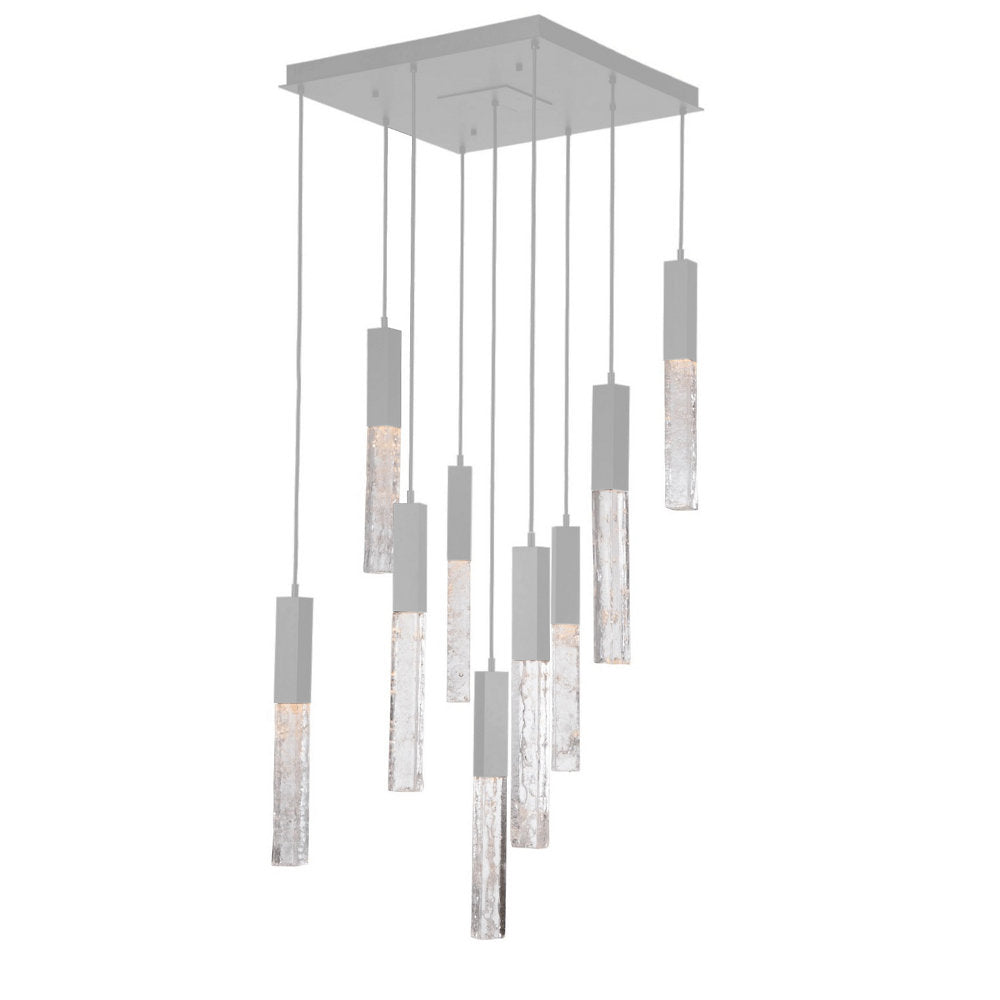 Axis LED Square Multi-Light Pendant