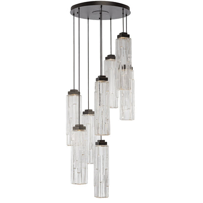 Ledgestone Round LED Multi Light Pendant