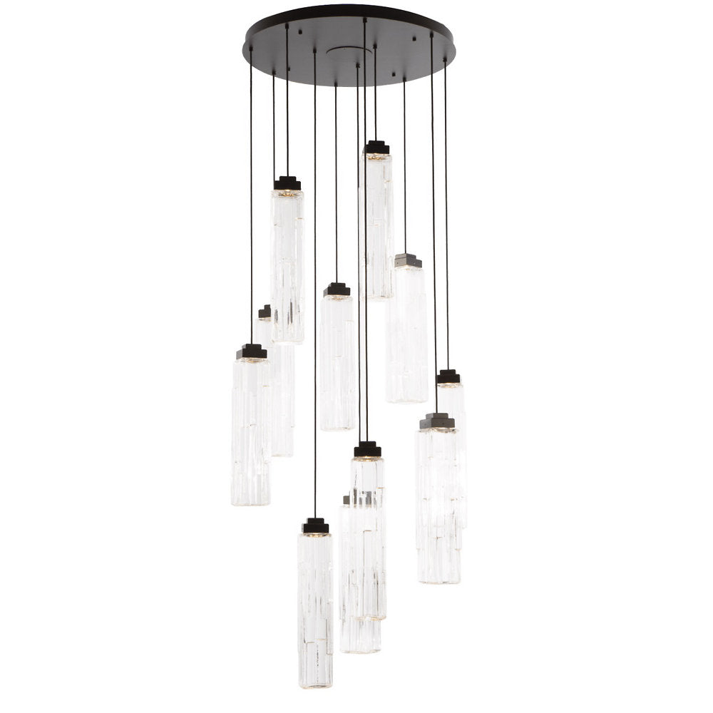 Ledgestone Round LED Multi Light Pendant