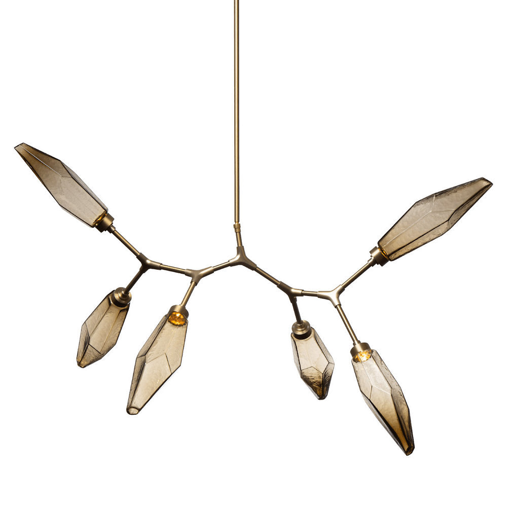 Rock Crystal Modern Branch LED Chandelier
