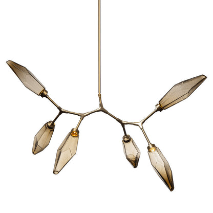 Rock Crystal Modern Branch LED Chandelier