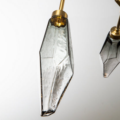 Rock Crystal Modern Branch LED Chandelier